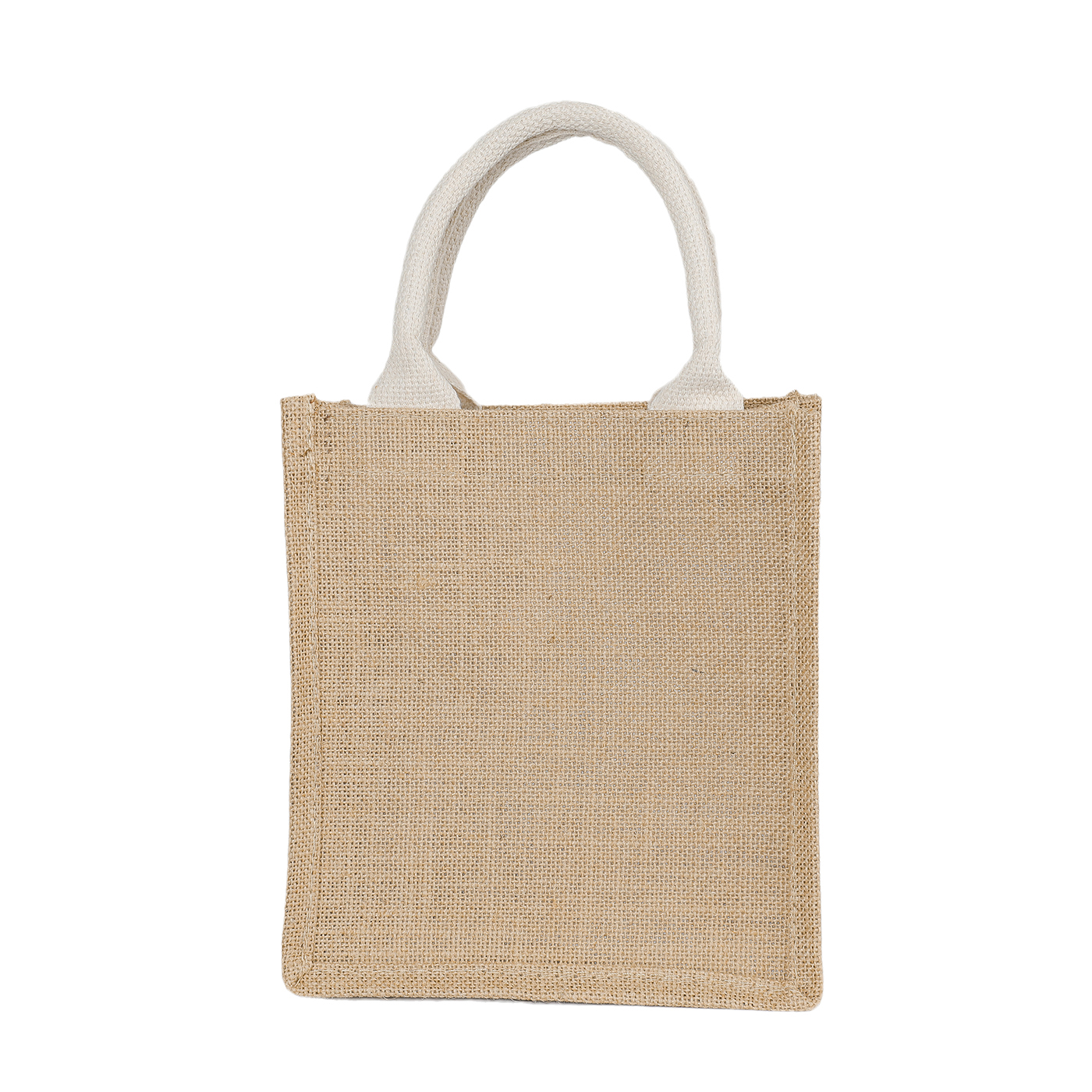 Natural Jute Burlap Tote Bag1