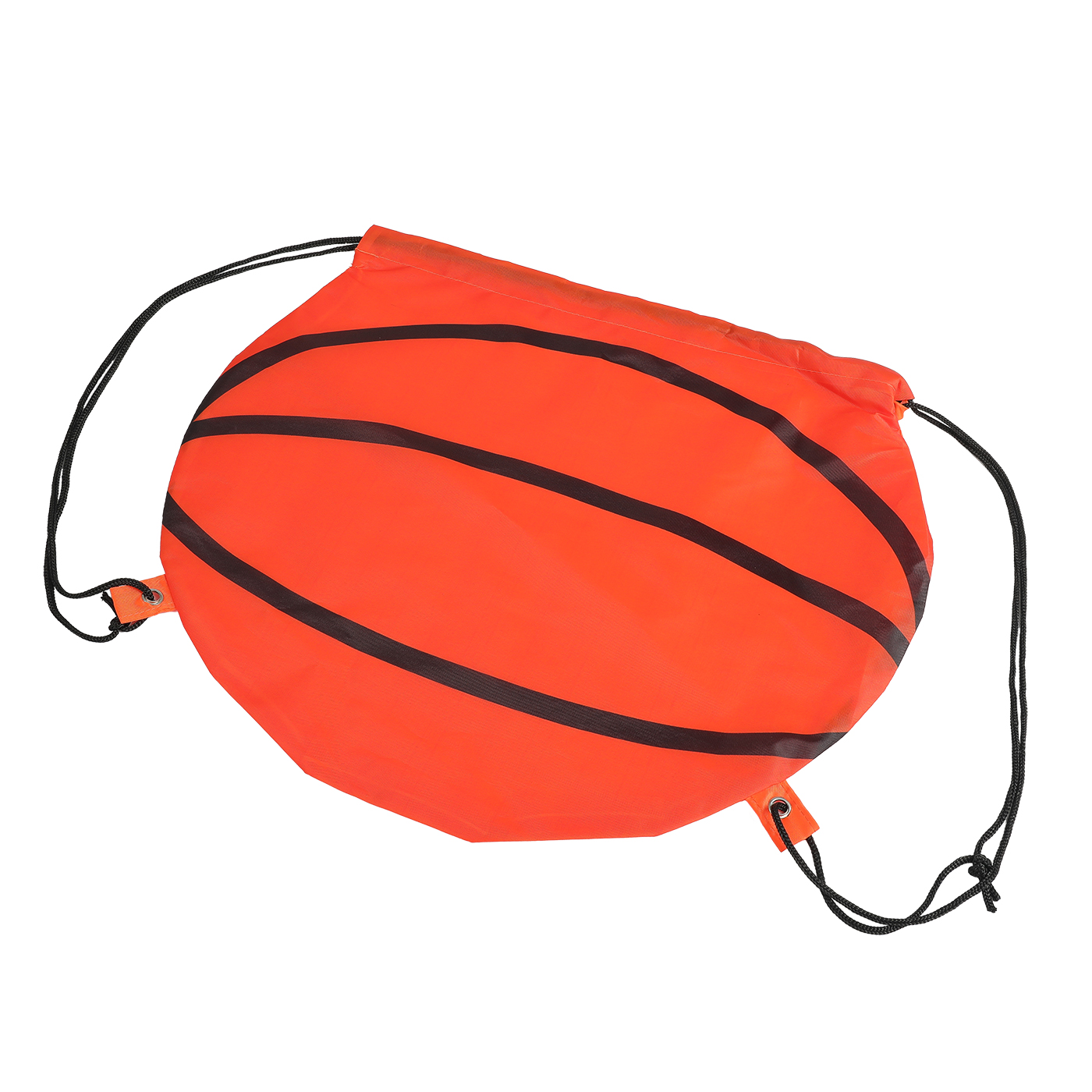 Custom Basketball Shaped Drawstring Bag1