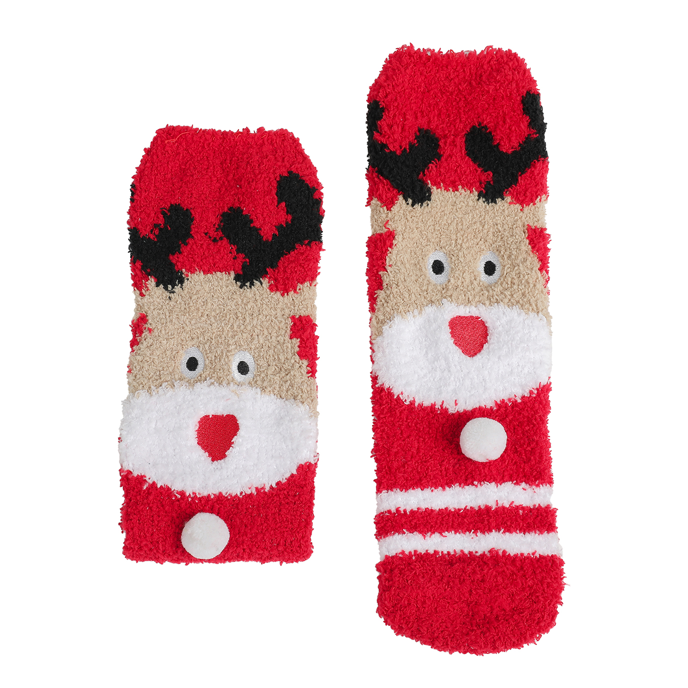 Cozy Warm Reindeer Fuzzy Socks1