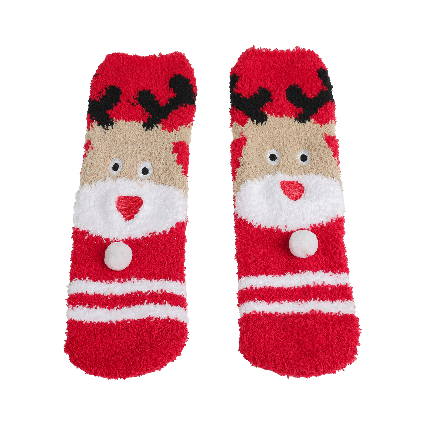 Cozy Warm Reindeer Fuzzy Socks2