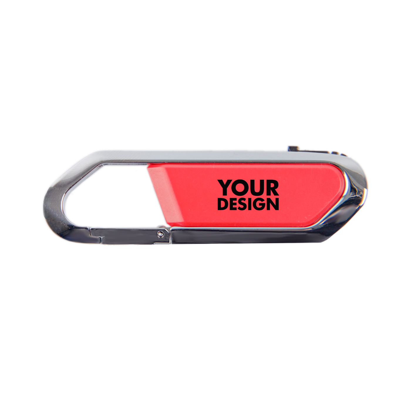 2GB Custom Metal Carabiner USB Flash Drive1