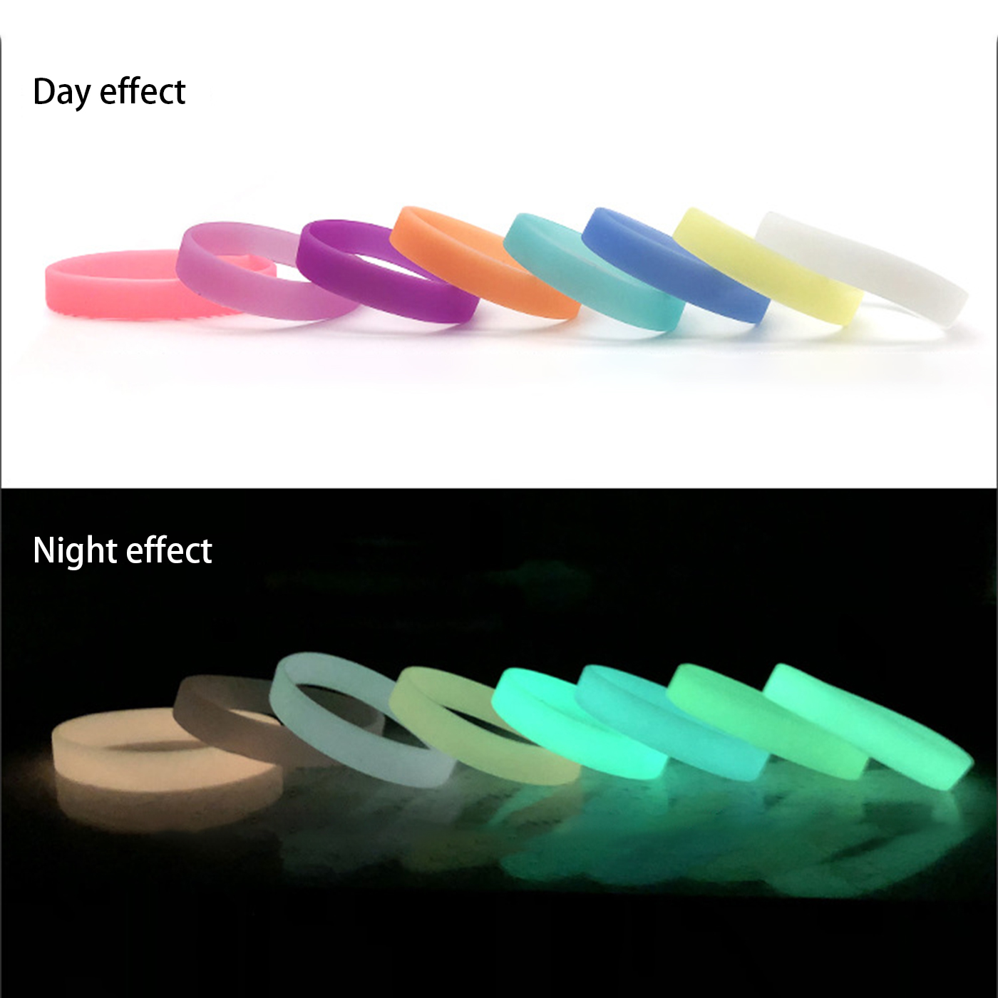 Custom Luminous Silicone Wristband