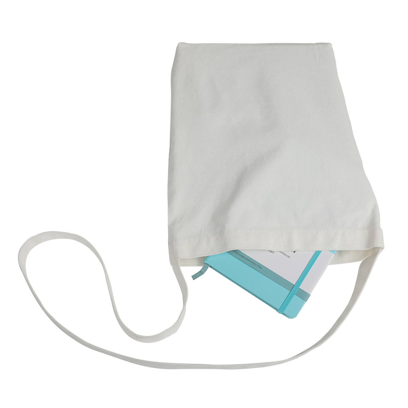 Custom 350ml Canvas Tote Bag with Long Strap2