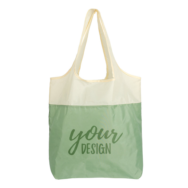 Foldable Recycled Grocery Tote Bag