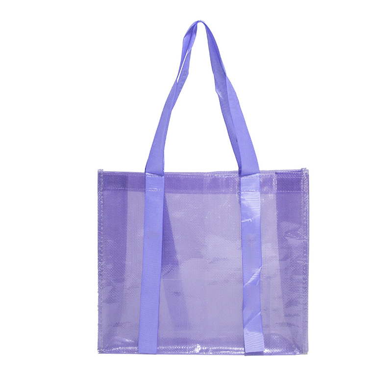 Custom Transparent PP Laminated Tote Bag2