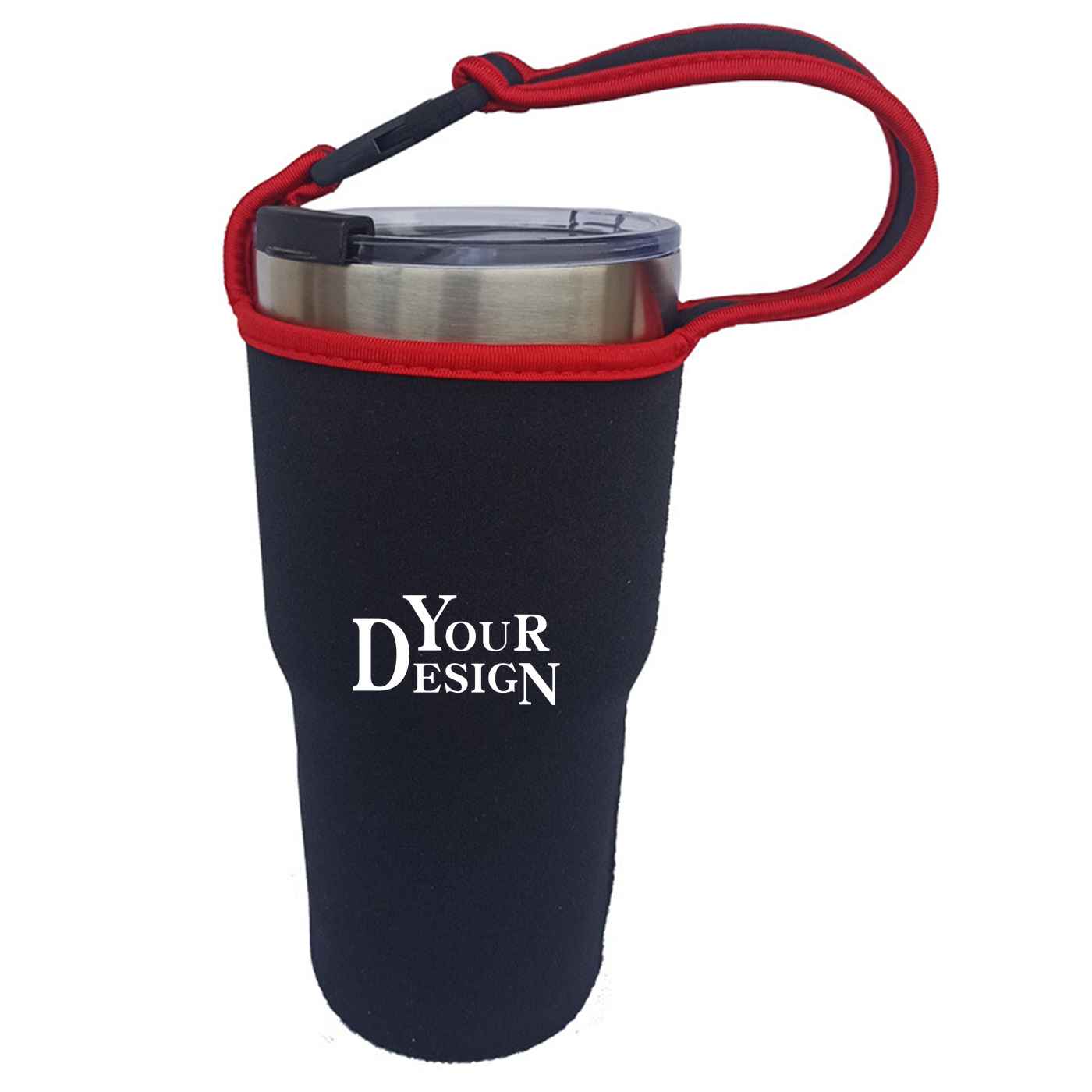Custom 900ml Neoprene Bottle Sleeve With Handle1