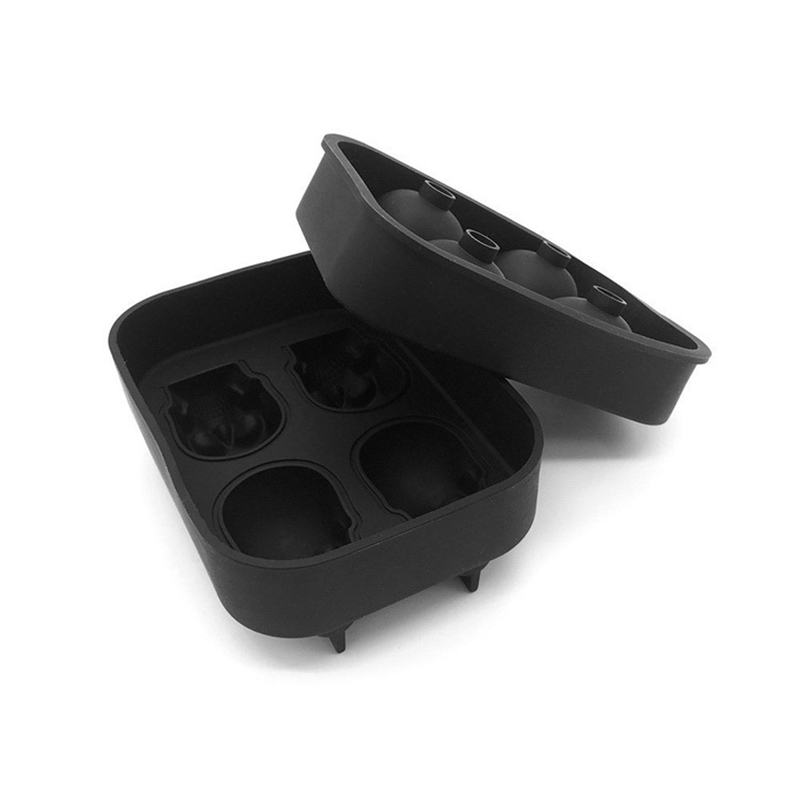Skull Shape Silicone Ice Mold1