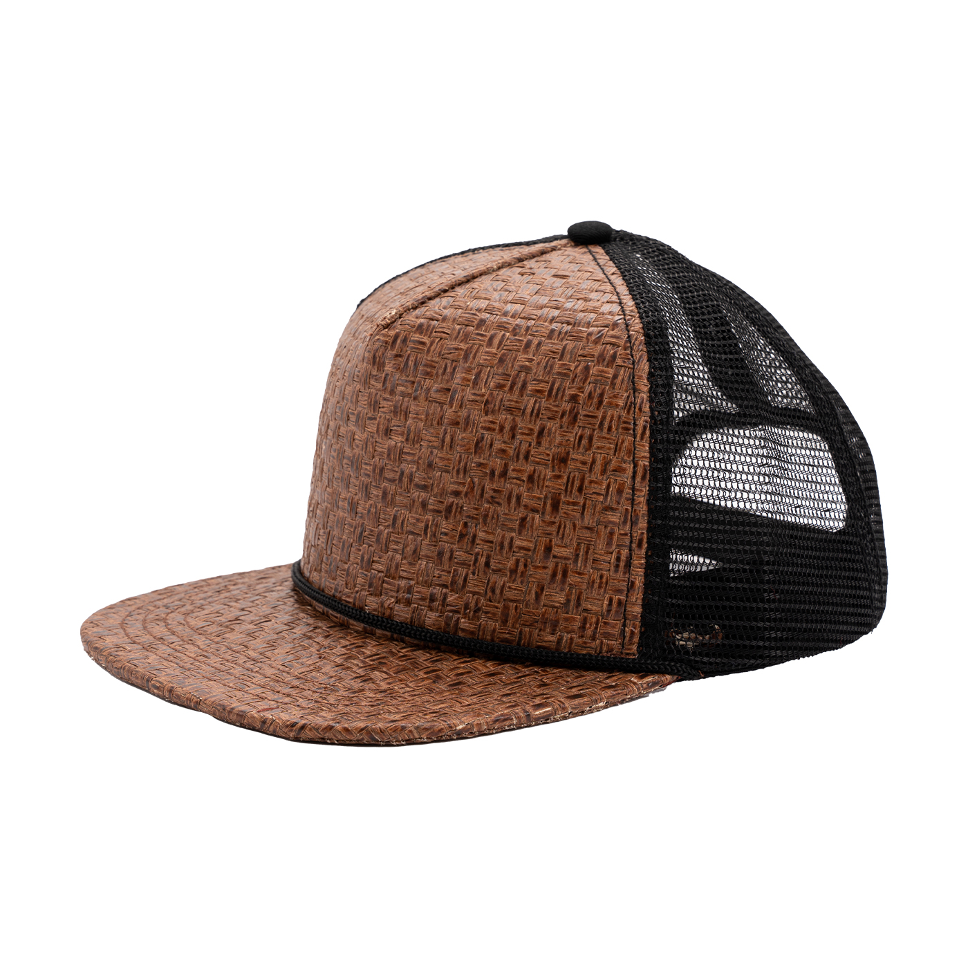 Rope Straw Trucker Hat With Snapback2