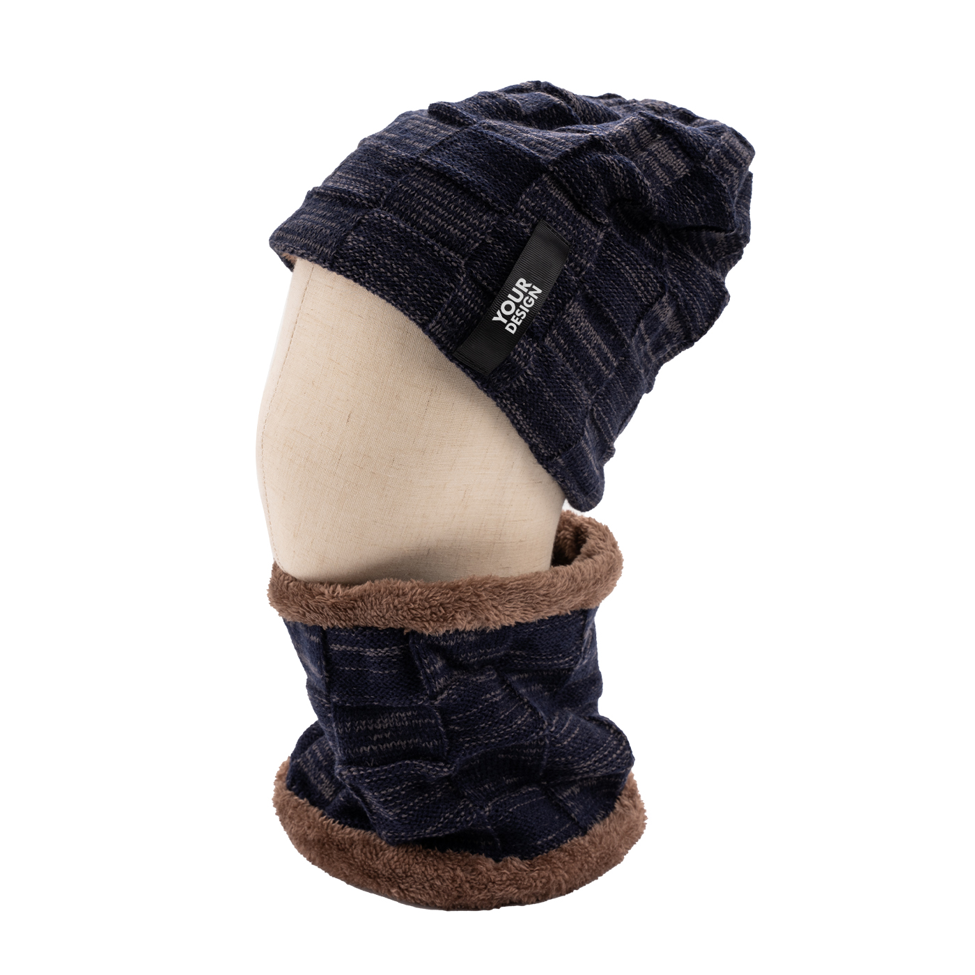 Fleece Beanie Scarf Set