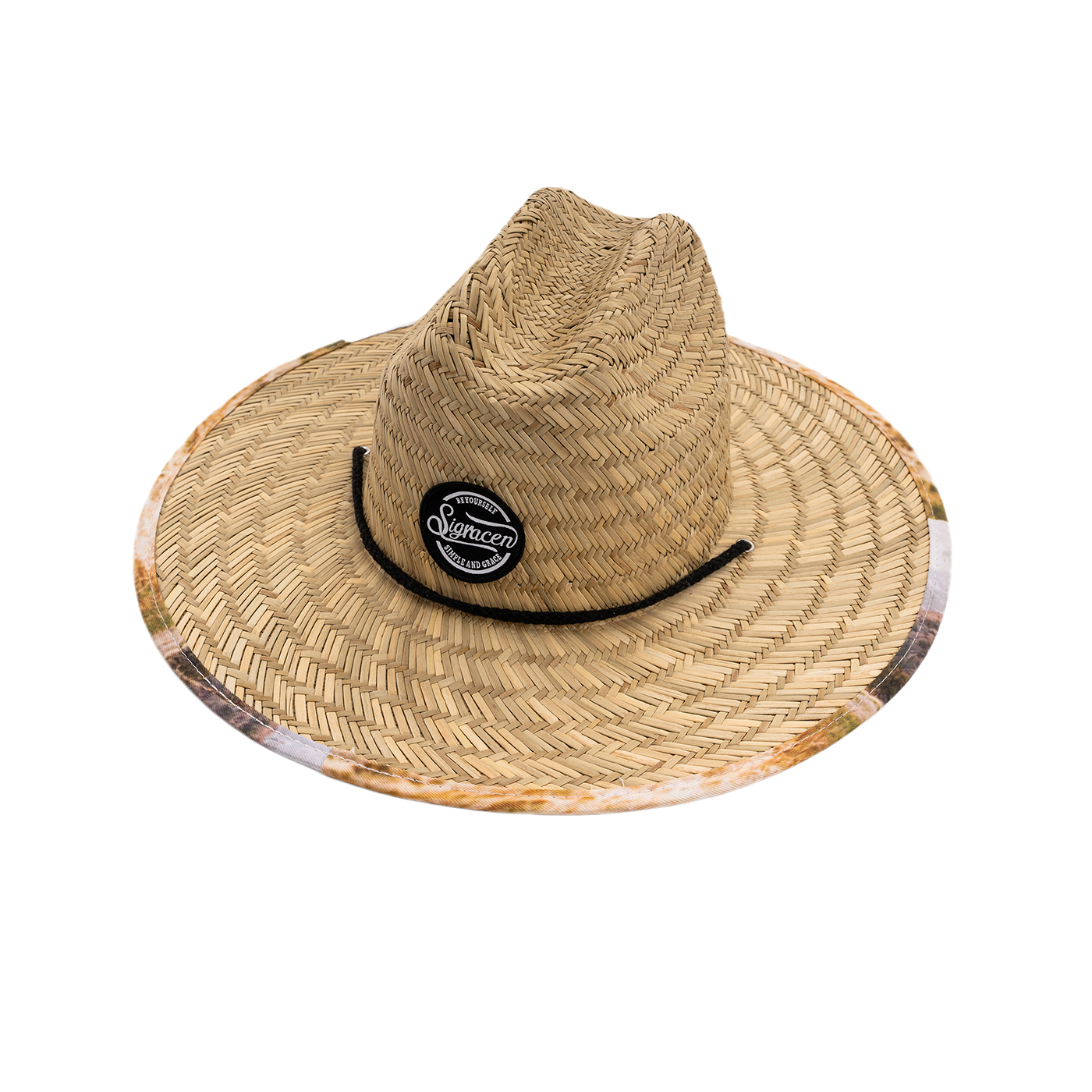 Wide Brim Lifeguard Straw Hat