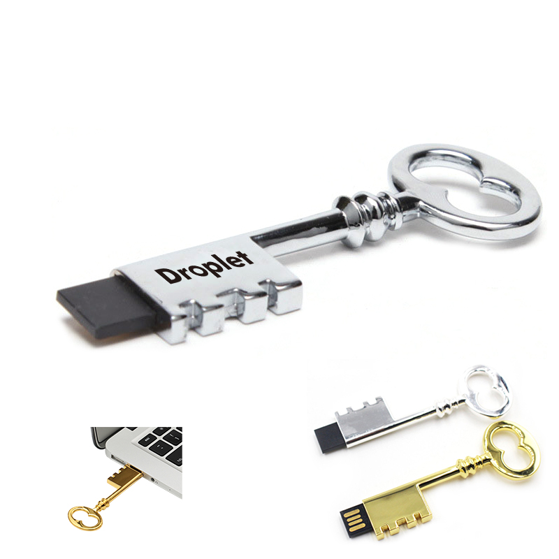 USB-Stick, Metall, herzförmig, 2 GB