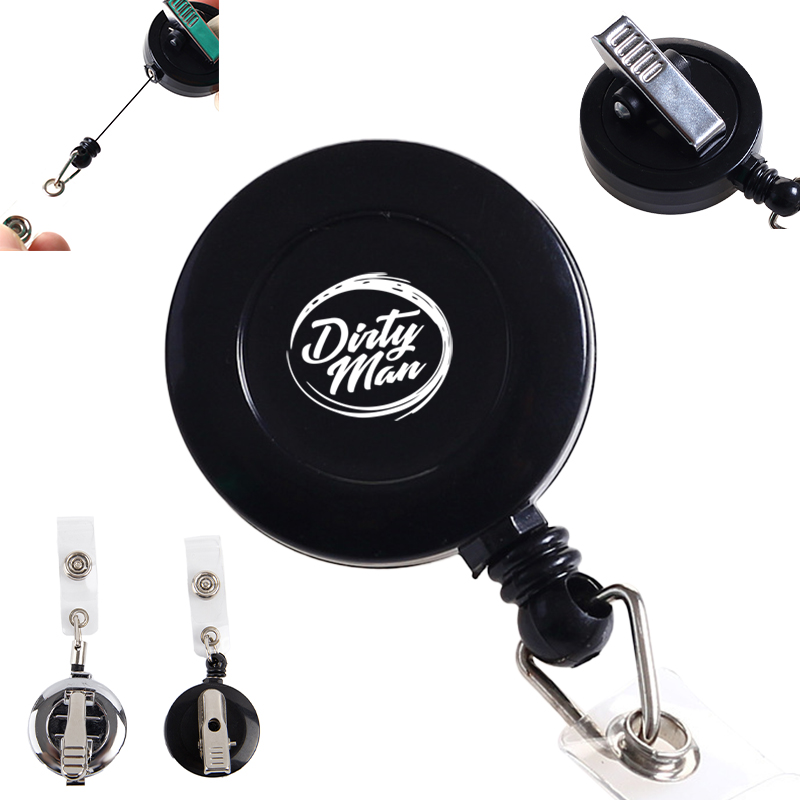 Metal Retractable Badge Reel With Clip