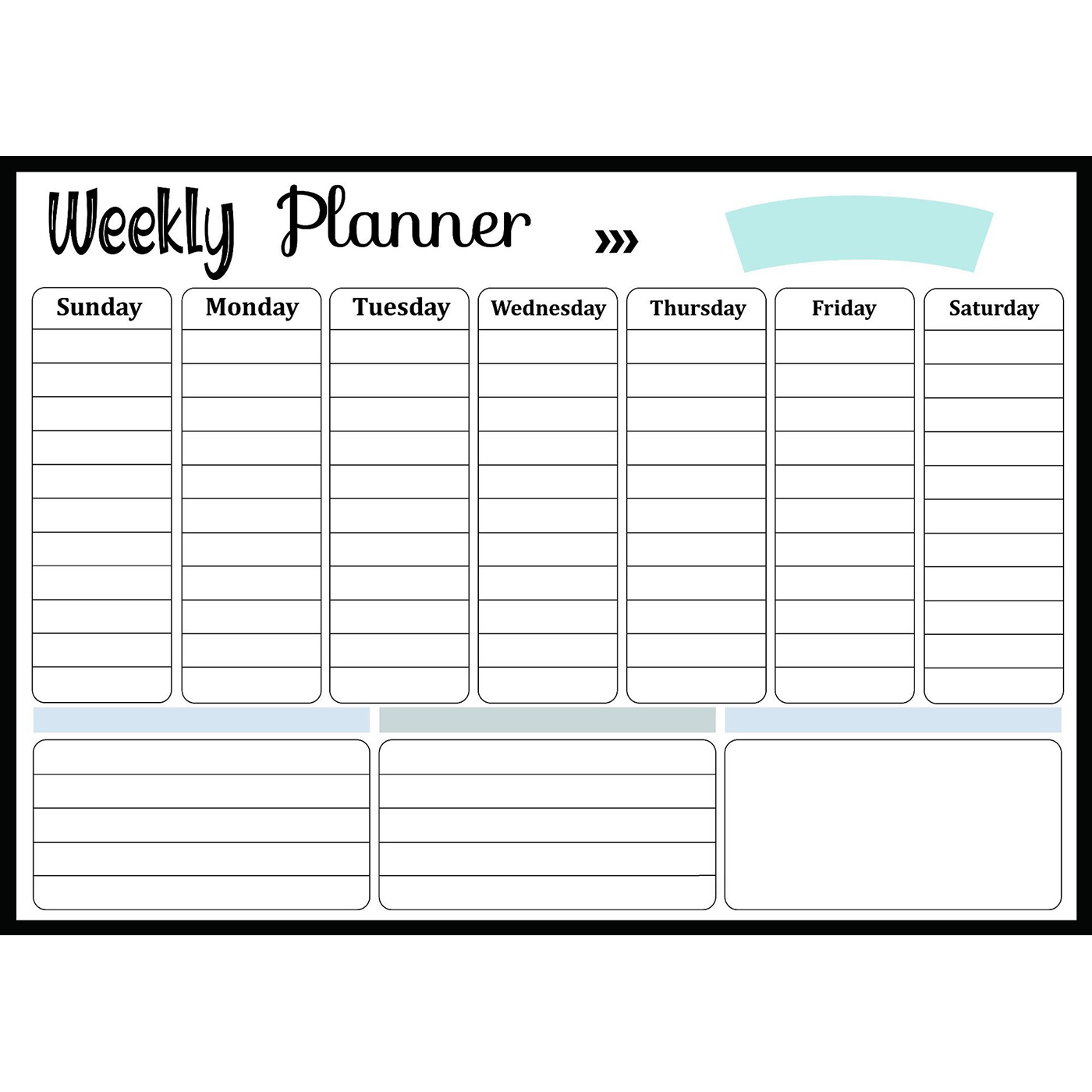 Dry Erase Magnetic Refrigerator Calendar1