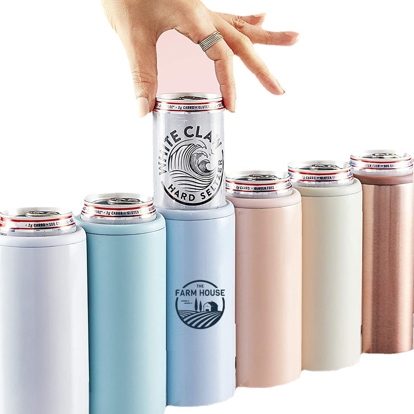 Dosenkühler für Slim-Bier, Edelstahl, 12 oz.