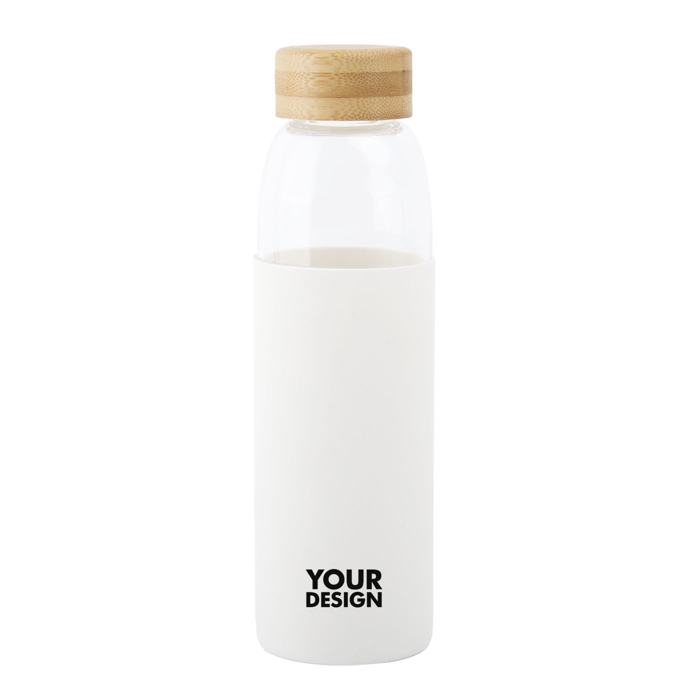Custom 550ml Silicone Sleeve Glass Bottle1