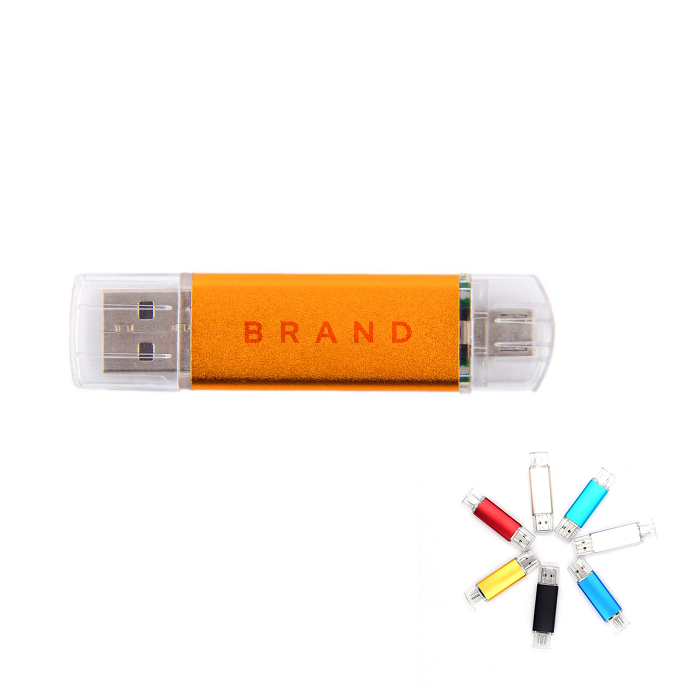 USB-Stick vom Typ C, 2 GB, benutzerdefiniert, 2-in-1