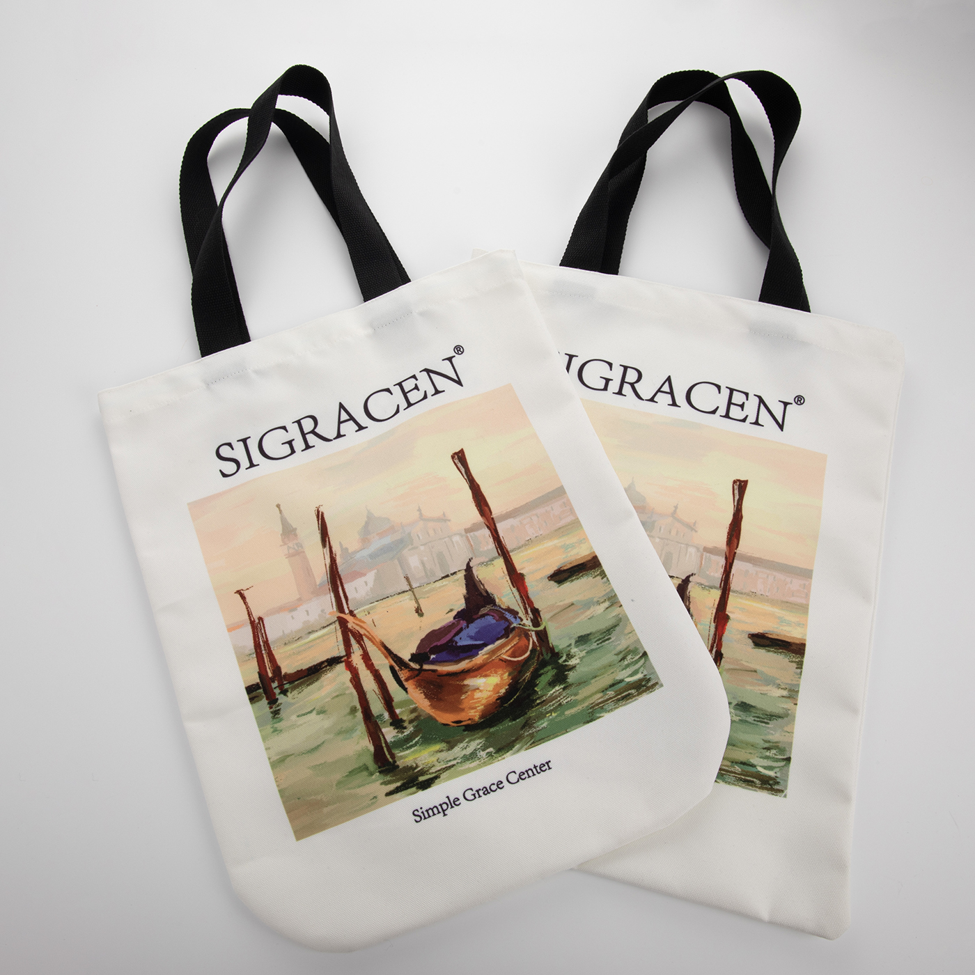 Custom 350ml Sublimation Canvas Tote Bag1