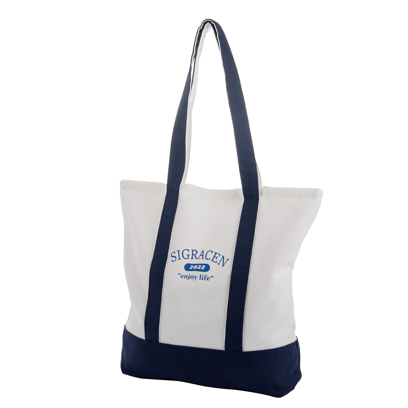 Custom 350ml Cotton Canvas Boat Shopping Bag1