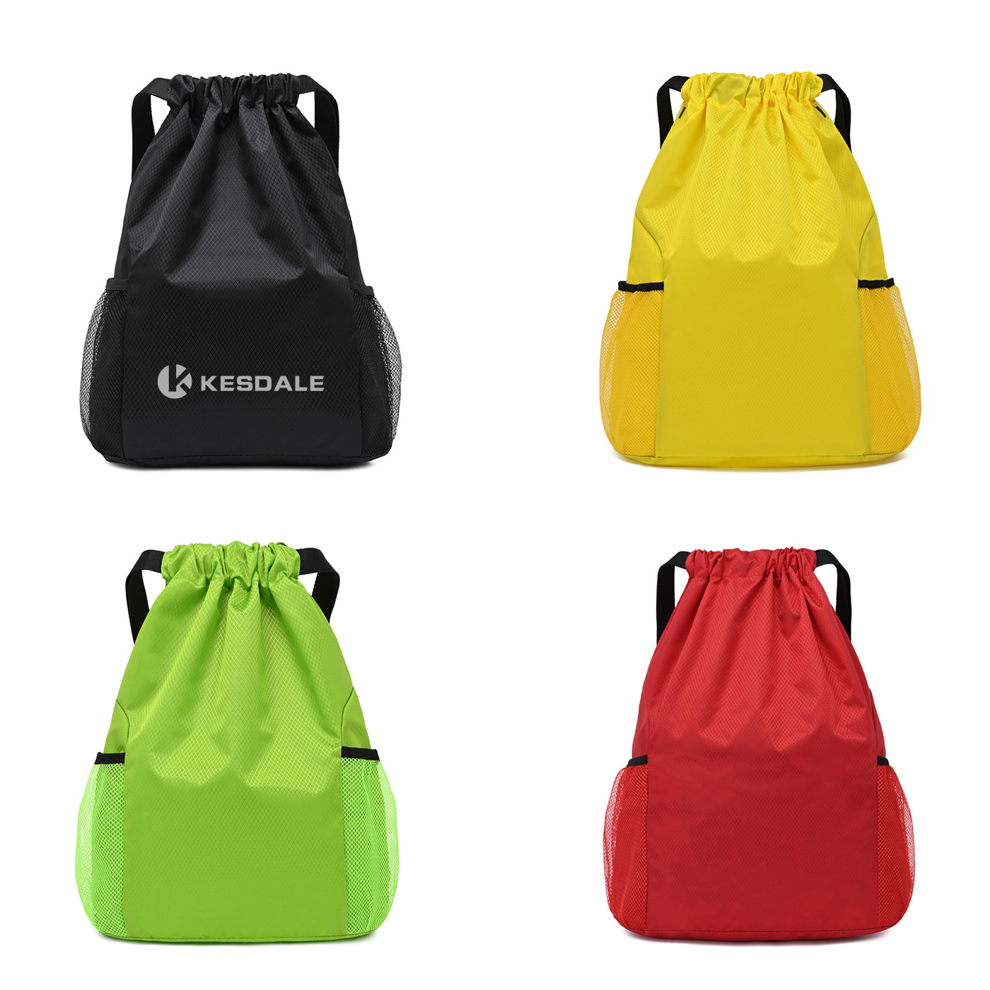 Rucksack mit Kordelzug und Wassertasche