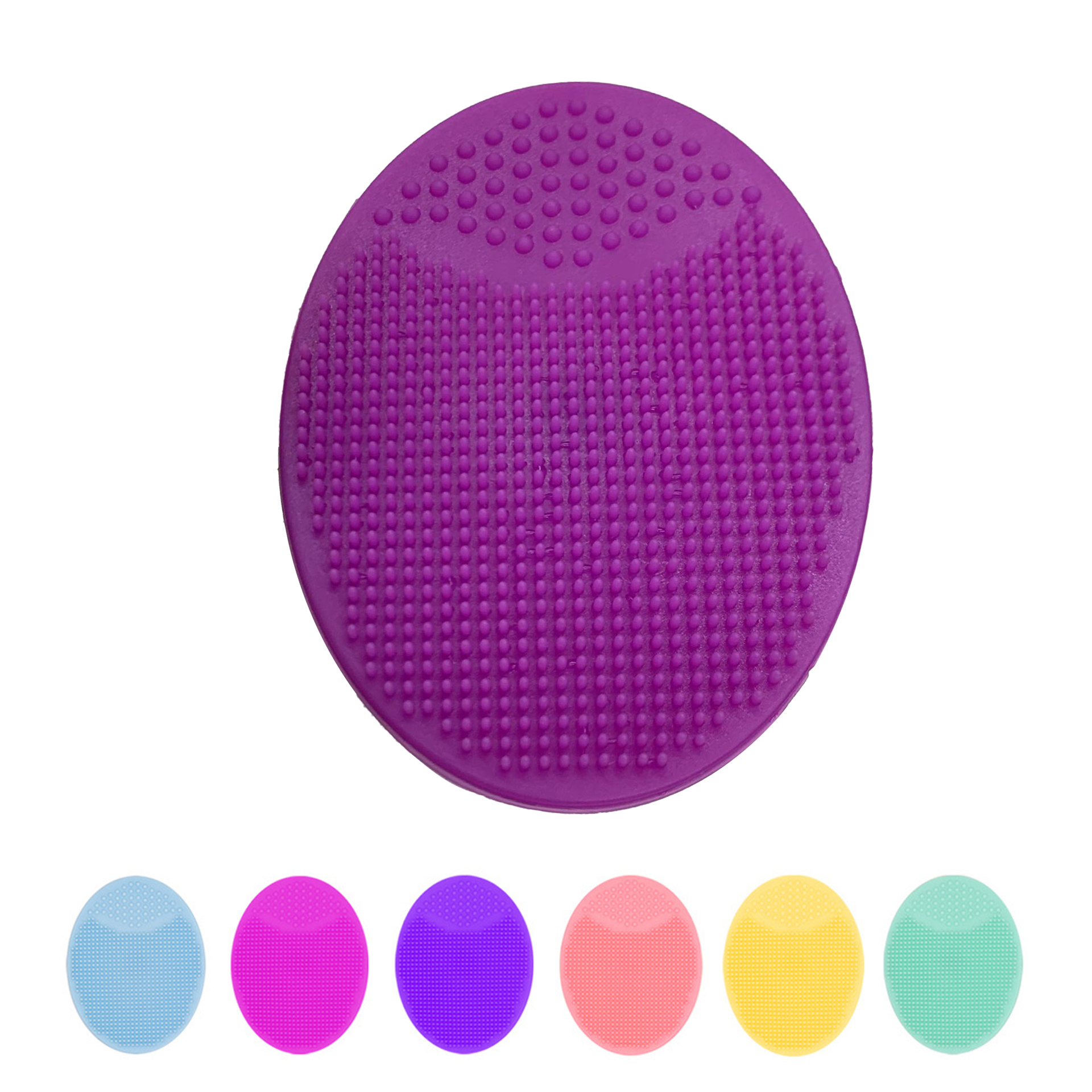 Oval Silicone Face Scrubber