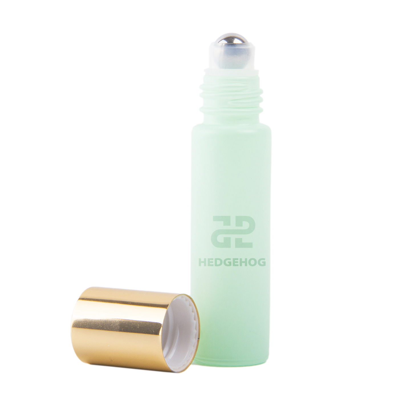 Rolle auf Flasche, Edelstahl Ball, Farbe Glas, 10ml