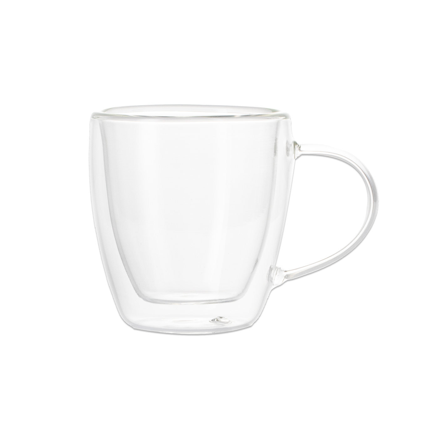 5 oz. Double-Layer Glass Coffee Cup With Handle2