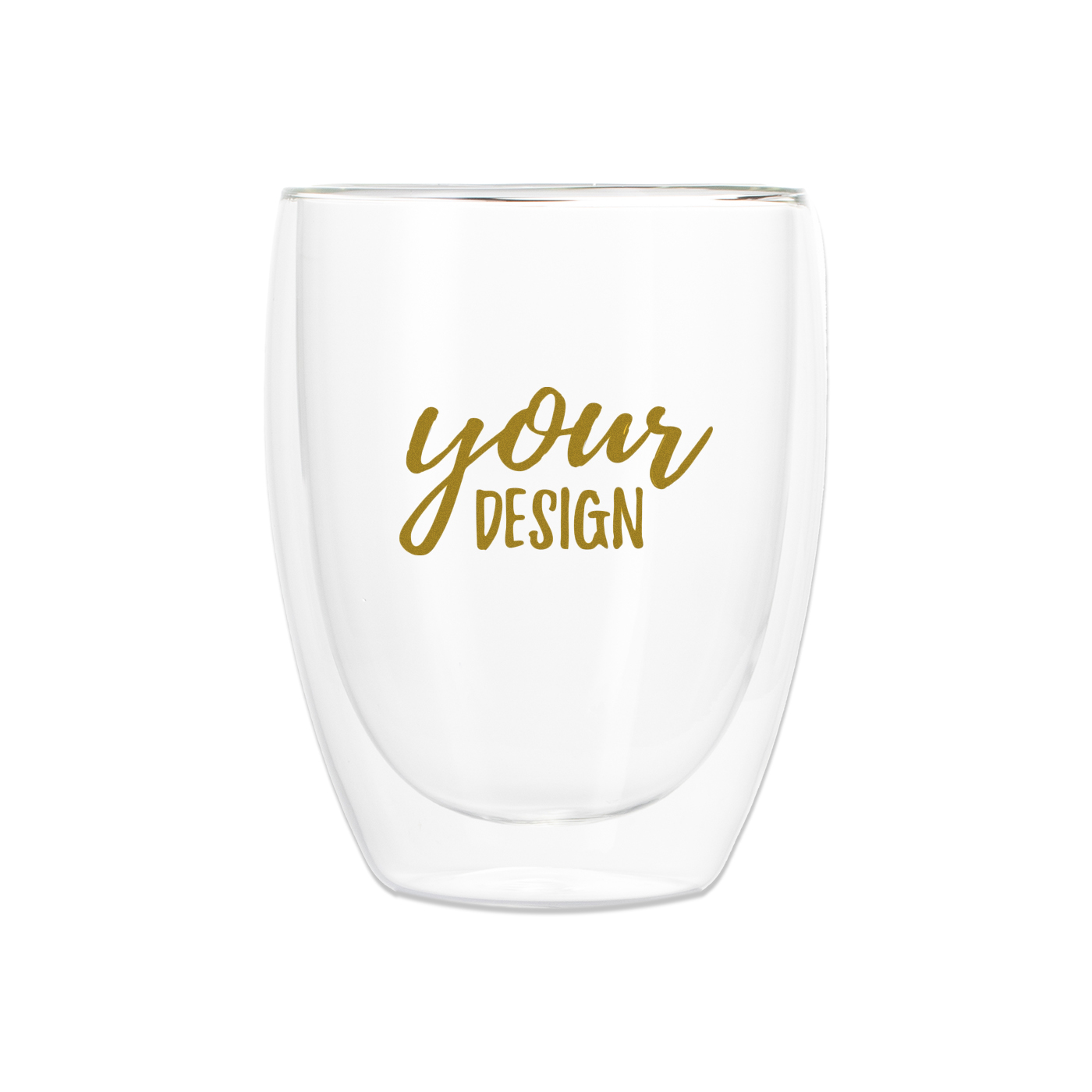 Custom Clear Double-Layer Glass Coffee Cup1