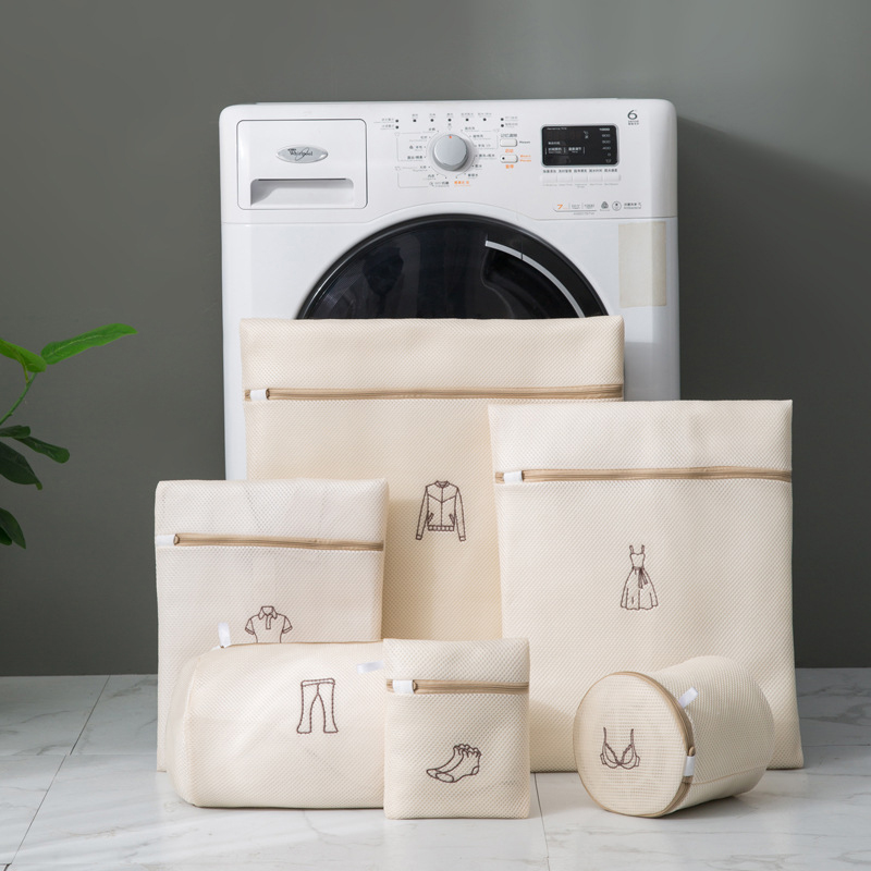 6 Pcs Laundry Mesh Bag Set3