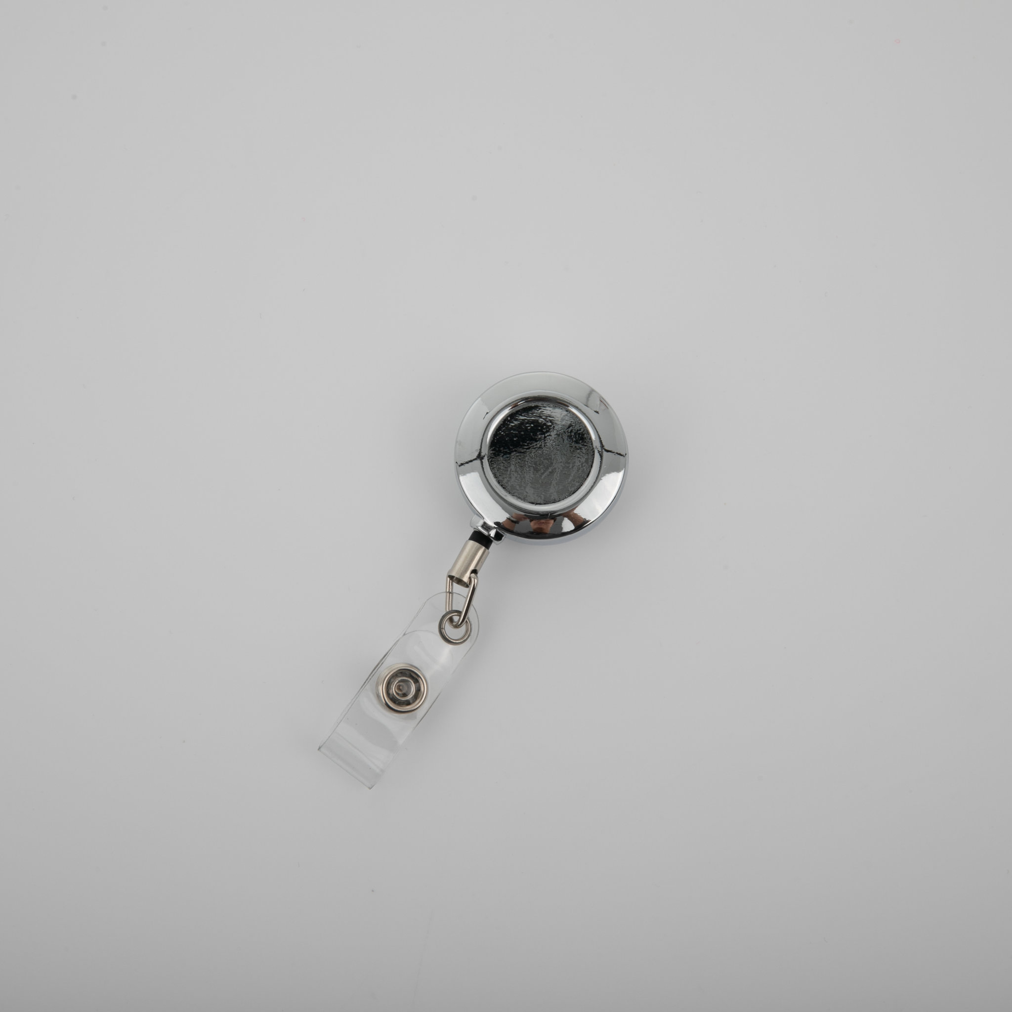 Round Metal Retractable Badge Holder3