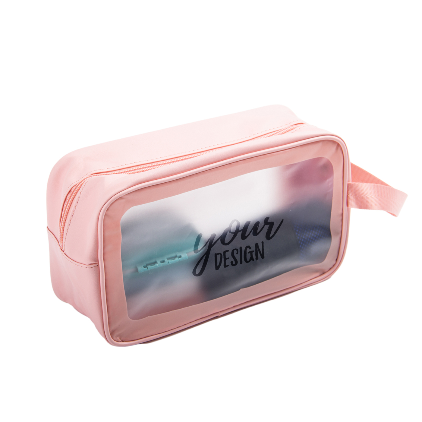 Custom Transparent Cosmetic Toiletry Bag