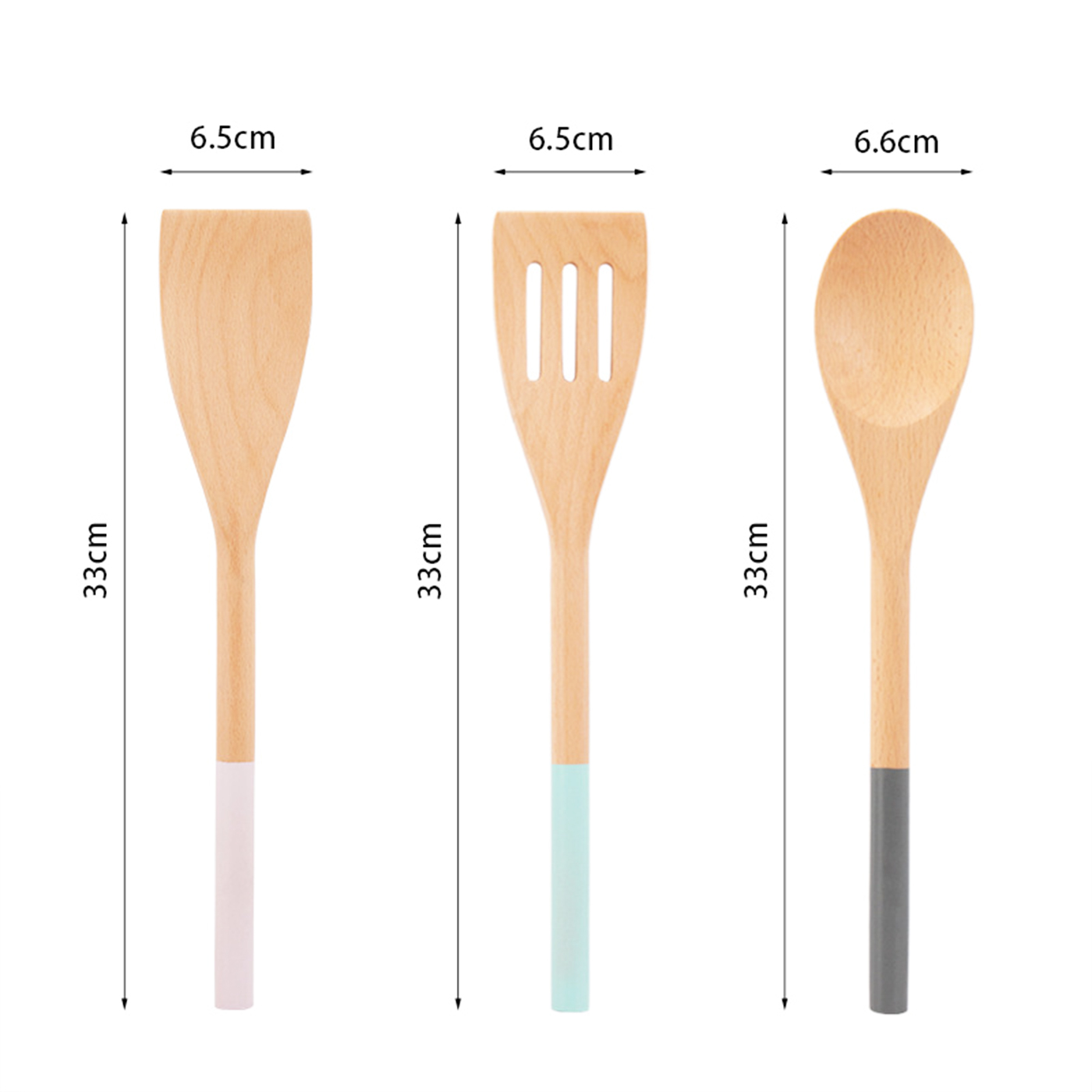 3 Pcs Wooden Cooking Utensil Set2