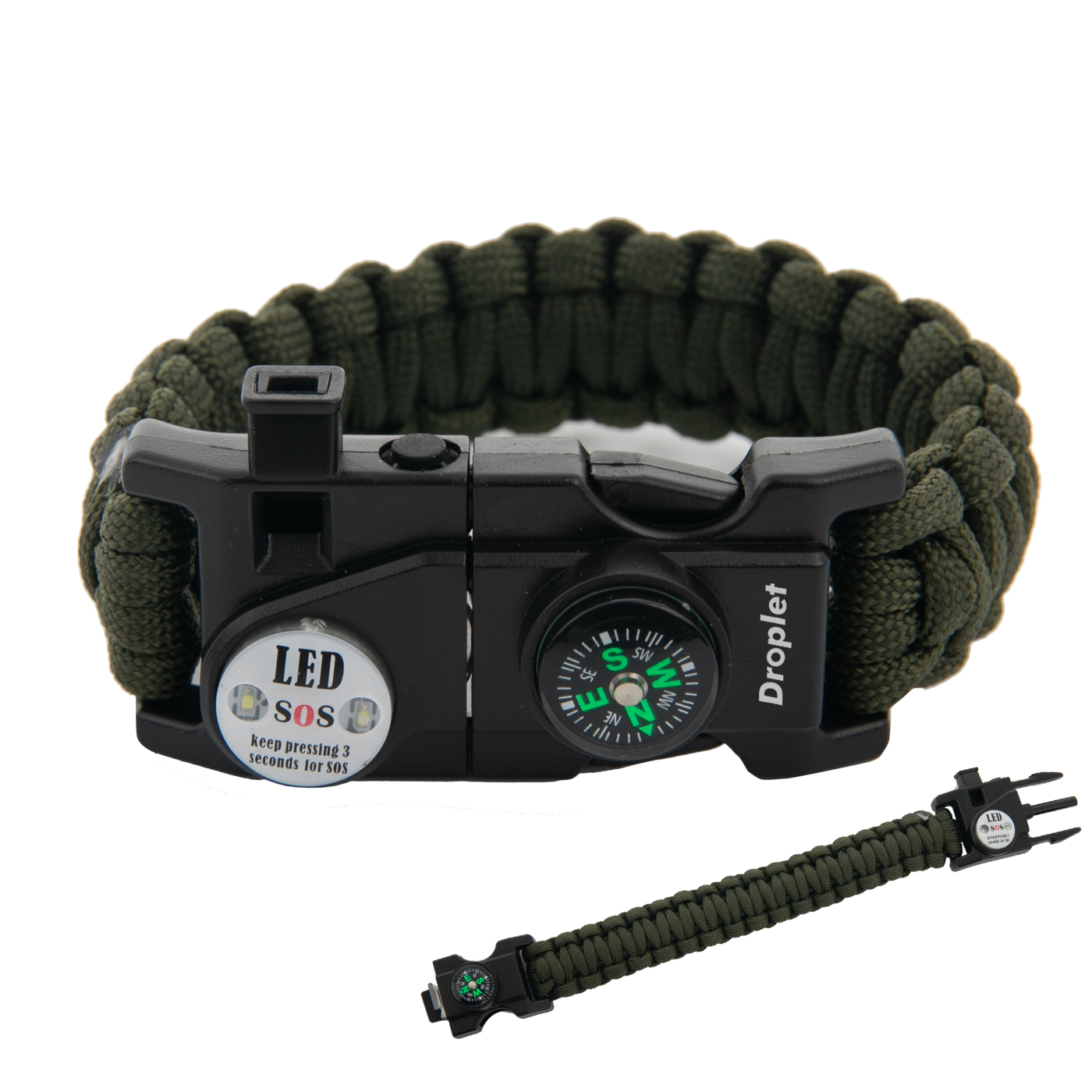 Custom Outdoor Paracord Survival Bracelet1