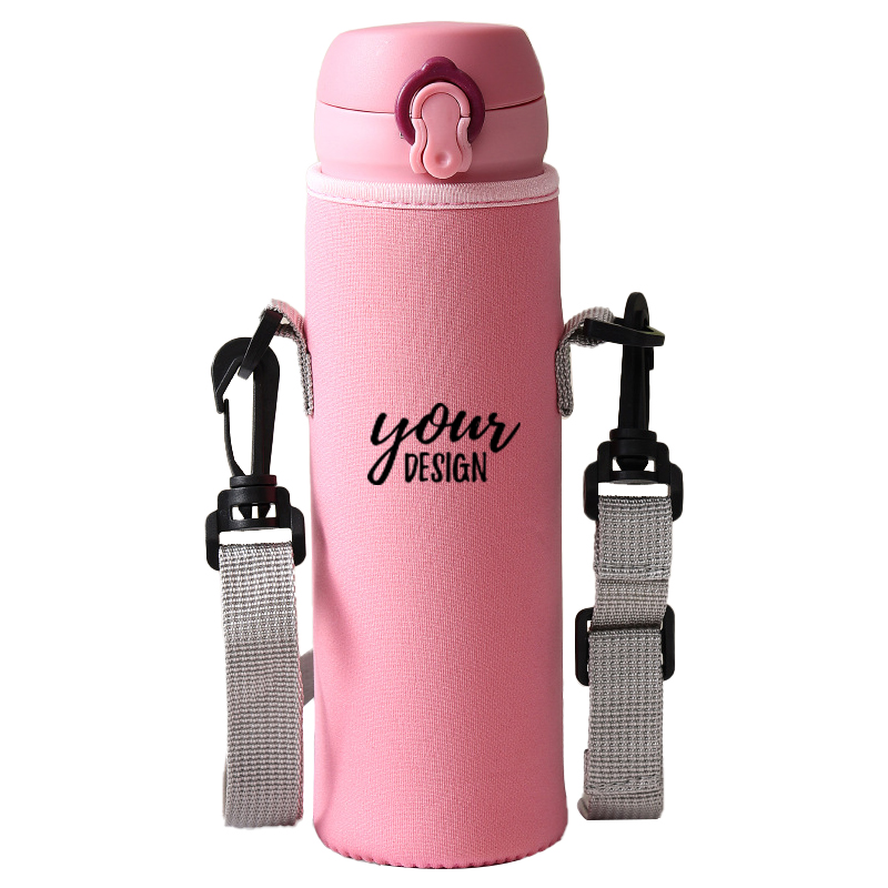 Neoprene Bottle Holder With Strap1