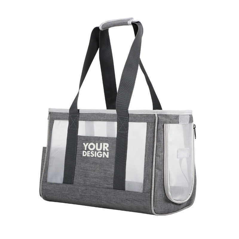 Custom Pet Mesh Carrier Bag2