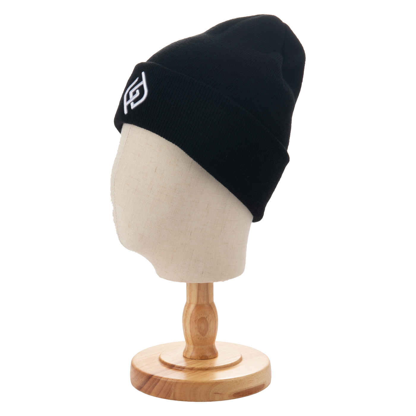 3D Embroideried Knit Beanie With Cuff