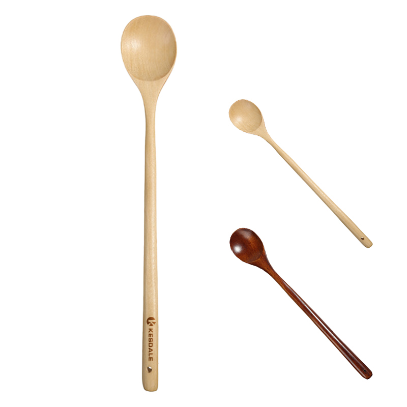 Long Handle Wooden Spoon