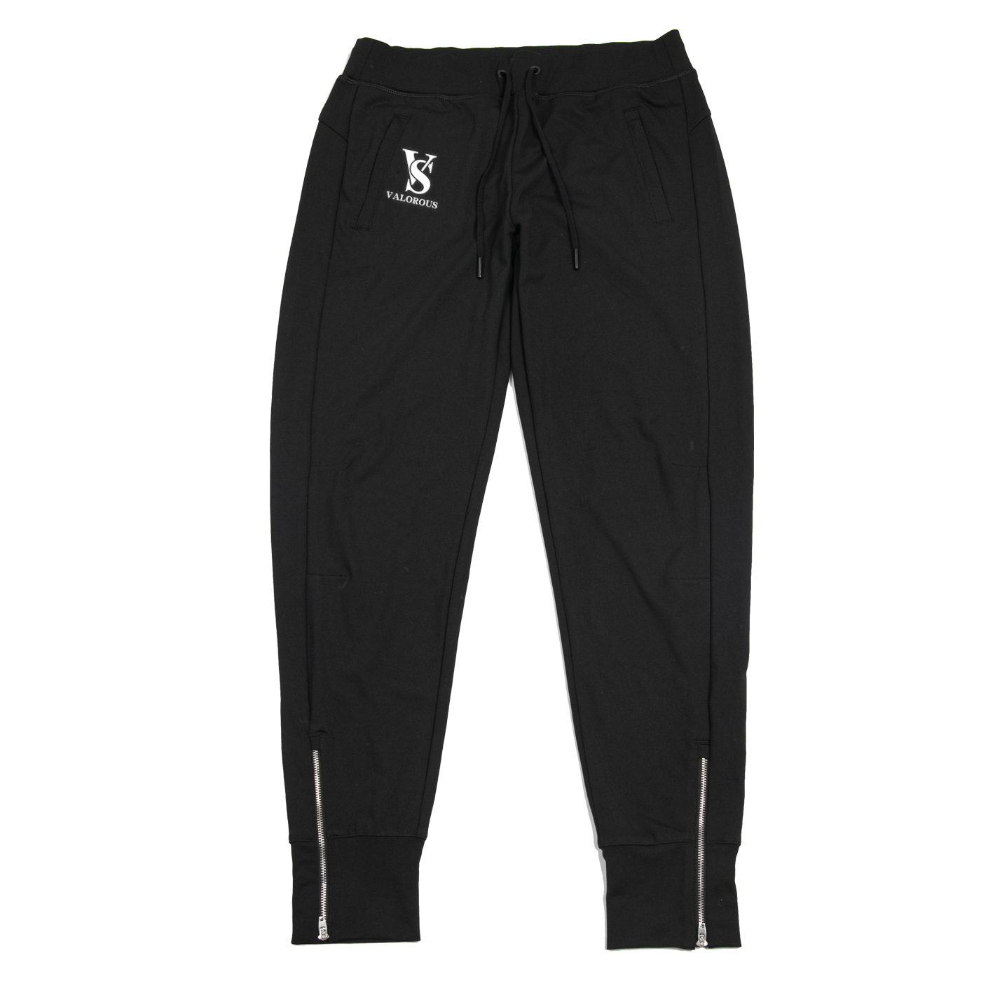 Water Repellent Jogger Pants With Zipper