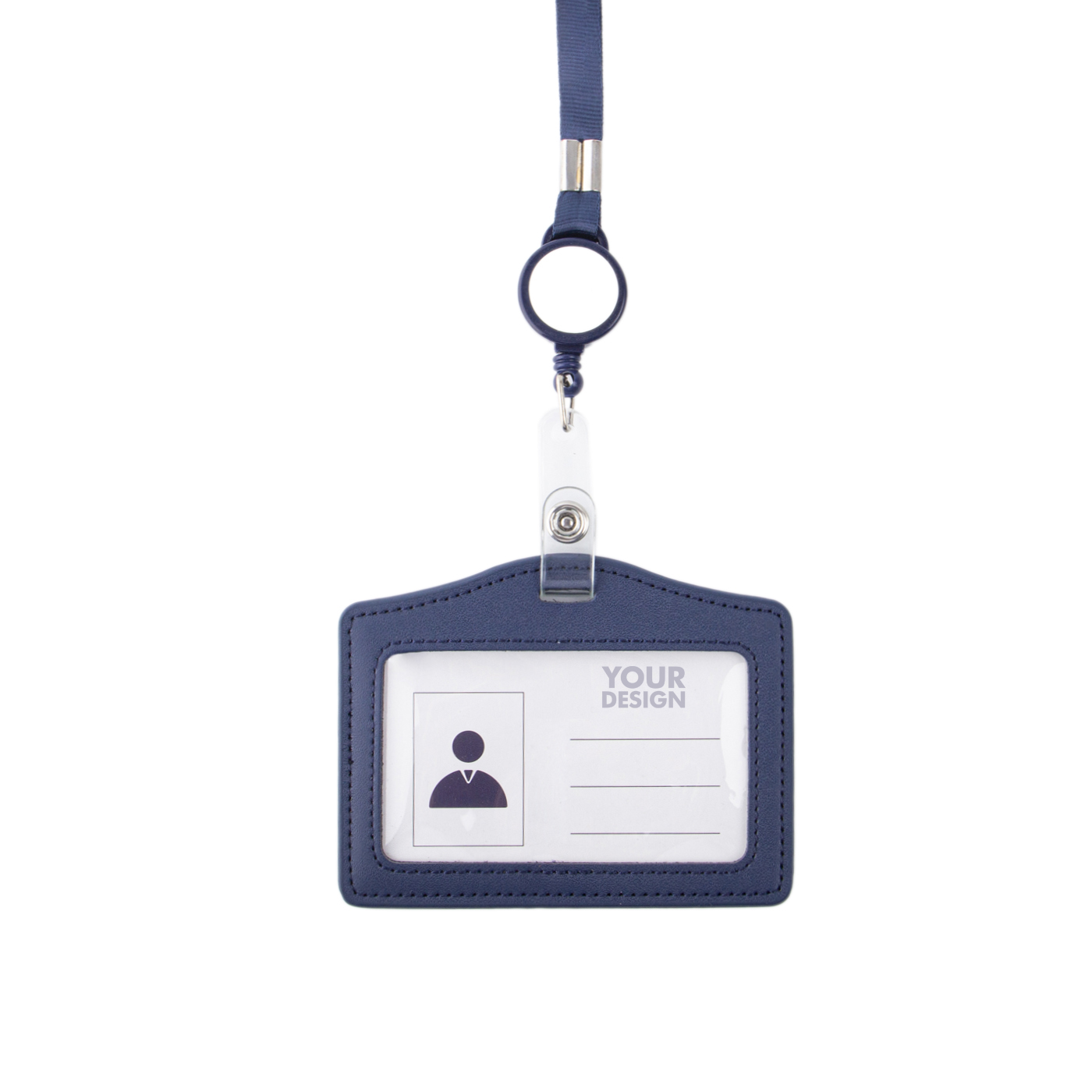 Custom Leather Badge Holder1
