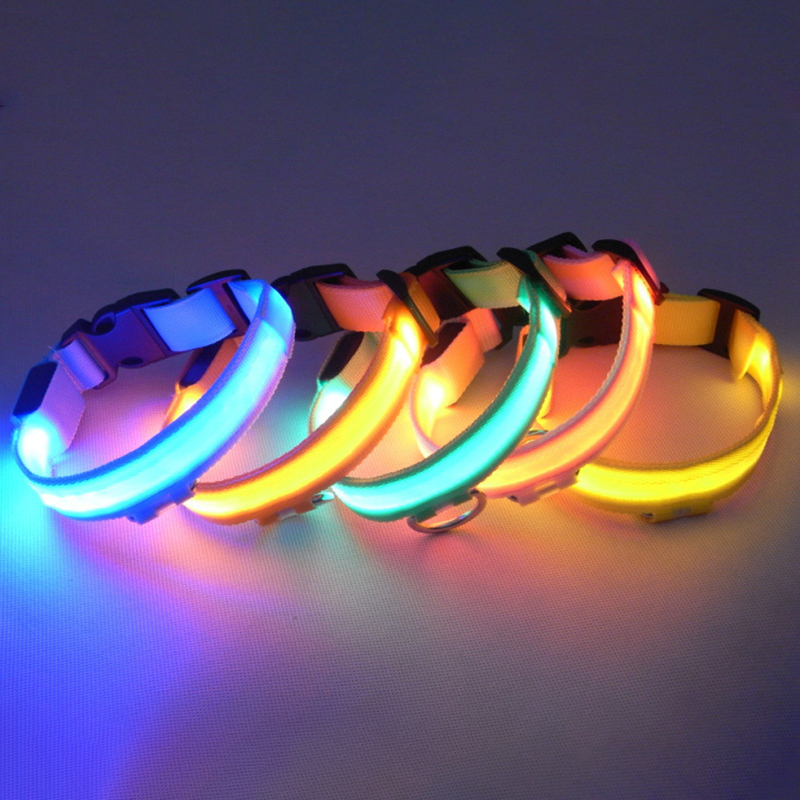 LED-Hundehalsband, wiederaufladbar