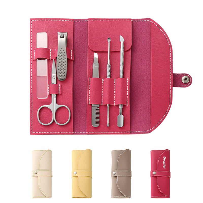 Manicure Set With PU Leather Case