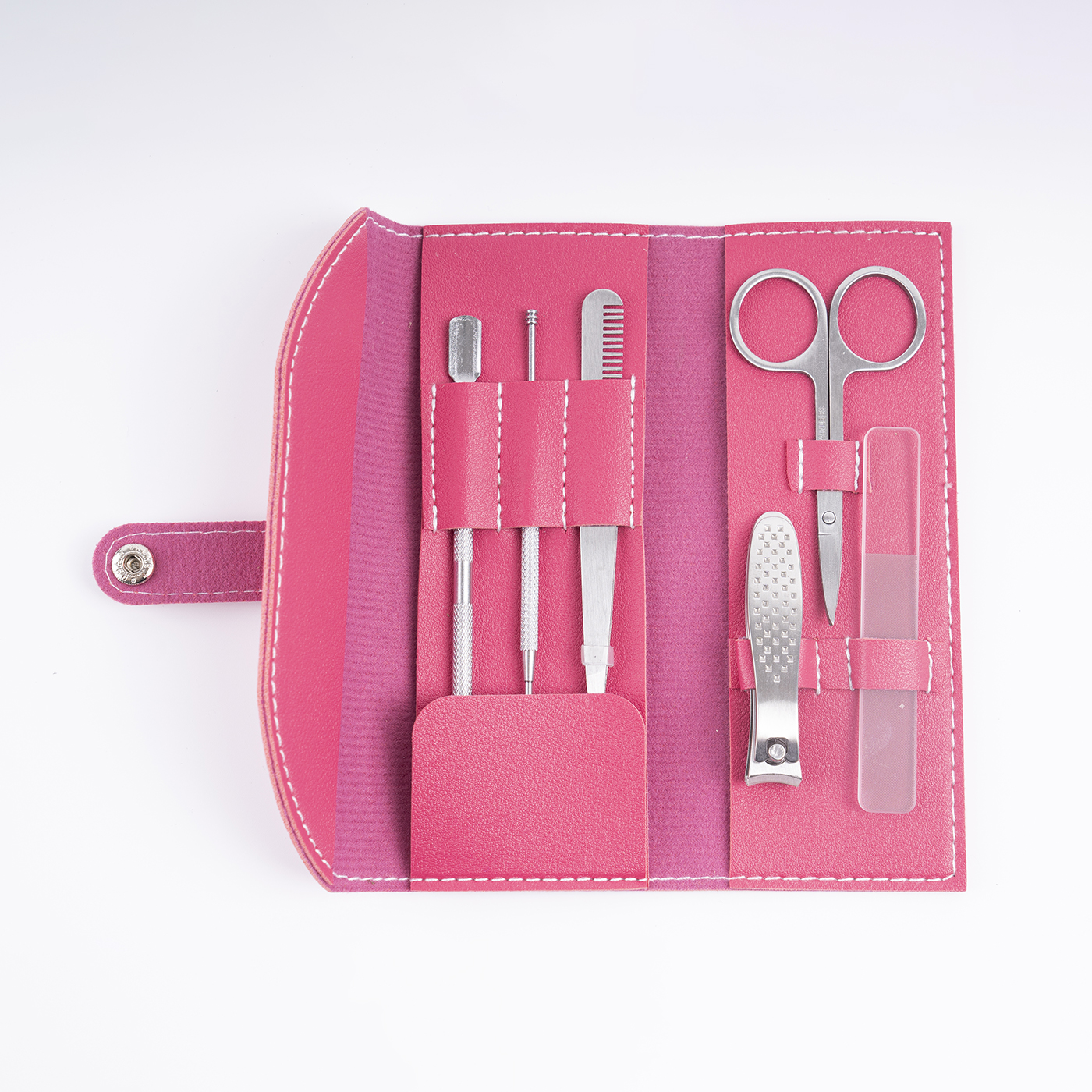 Manicure Set With PU Leather Case3