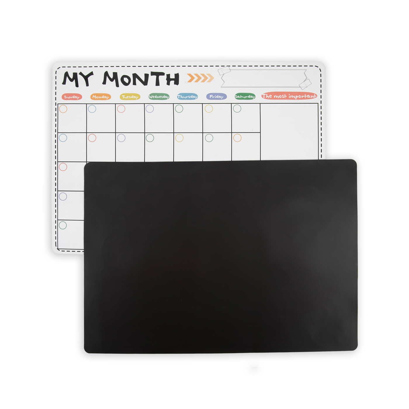 Magnetic Refrigerator Calendar Whiteboard2