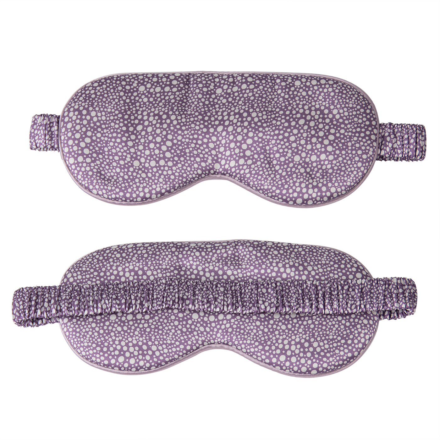 Custom Polka Dot Silk Eye Mask 2