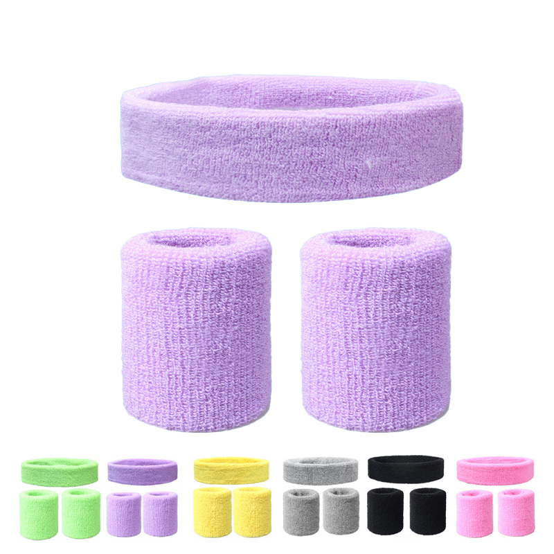 3 Pieces Sport Sweatband Set