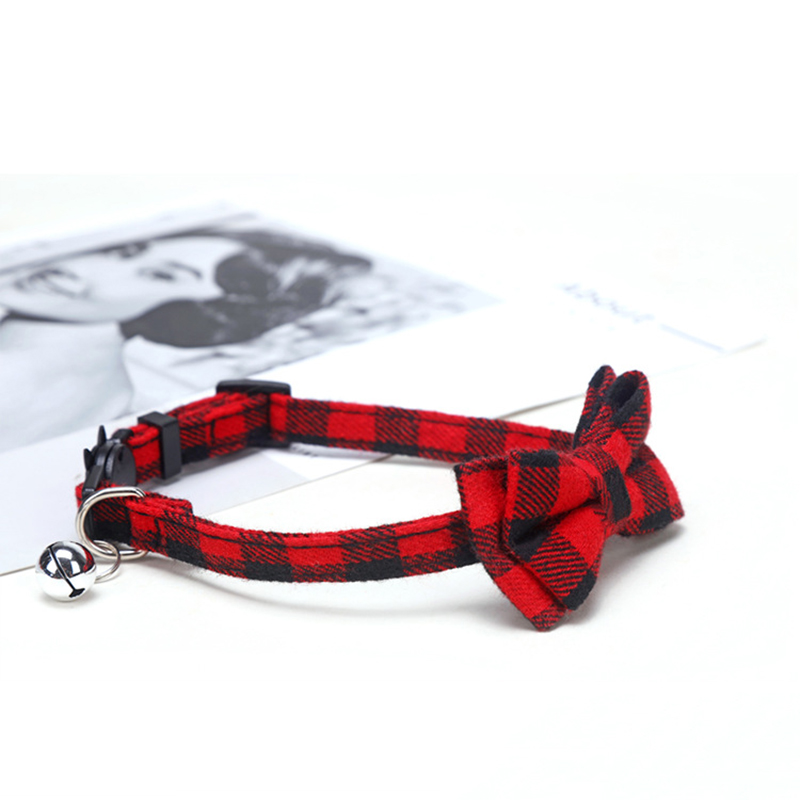 Bell Bow Shape Pet Collar2