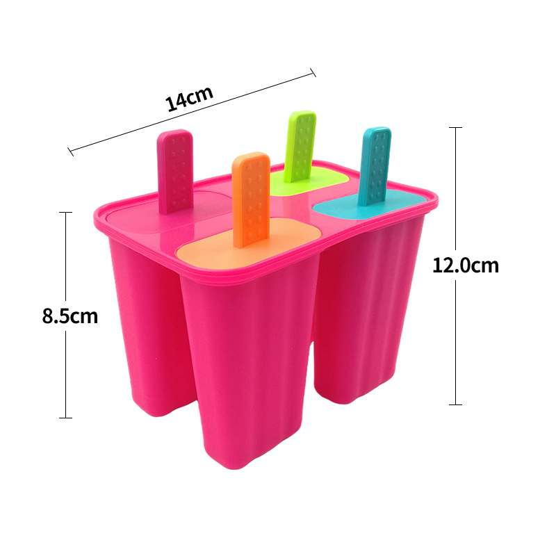 4 Grid Silicone Ice Cream Mold2