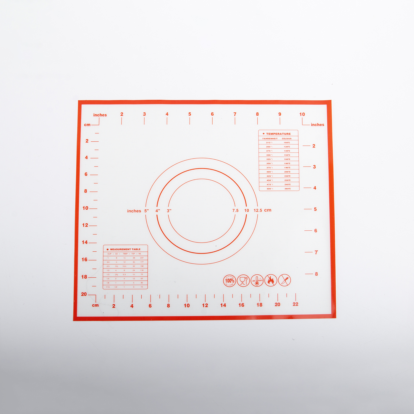 Silicone Pastry Baking Mat With Measurement3