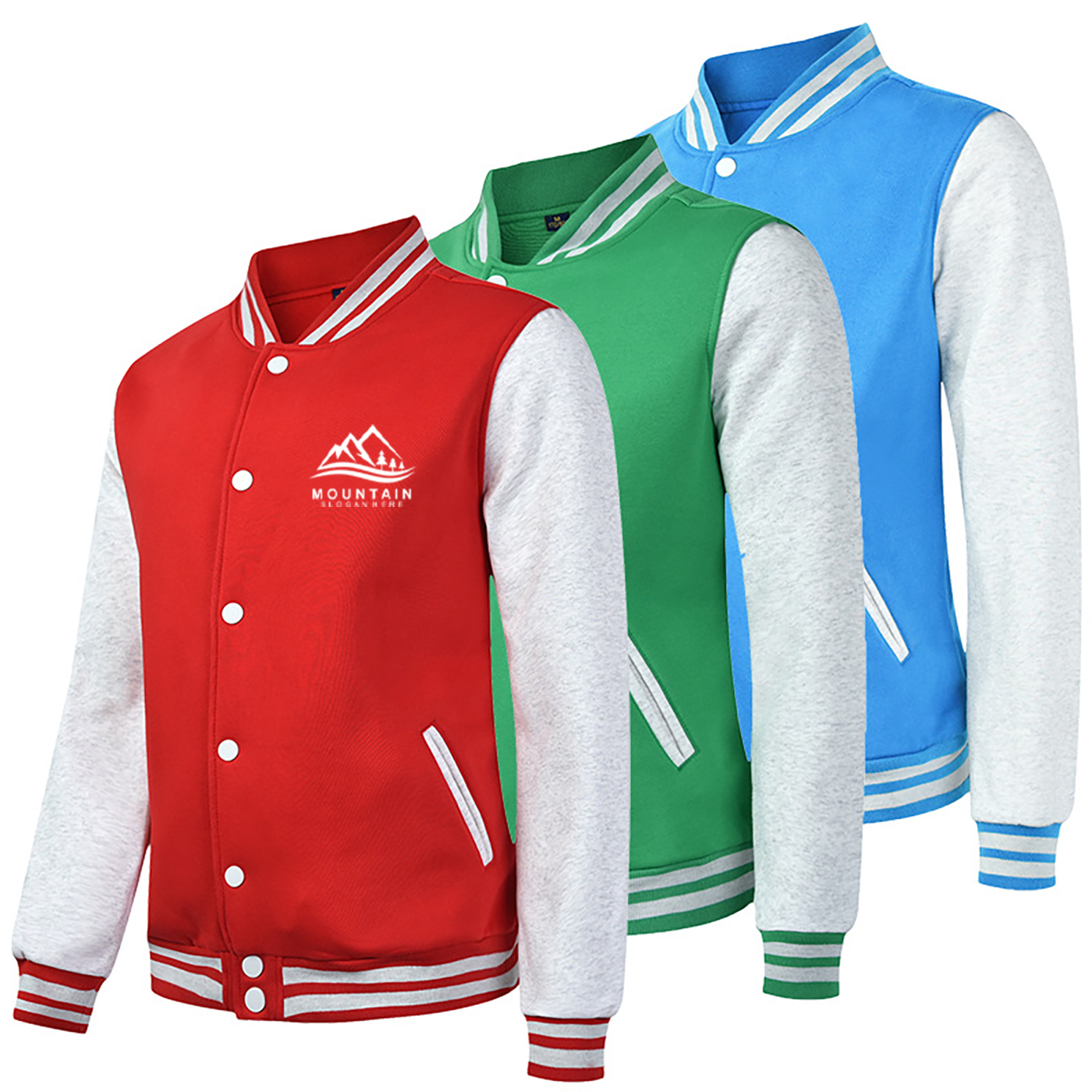 Jacke, Baseballuniform, Fleece