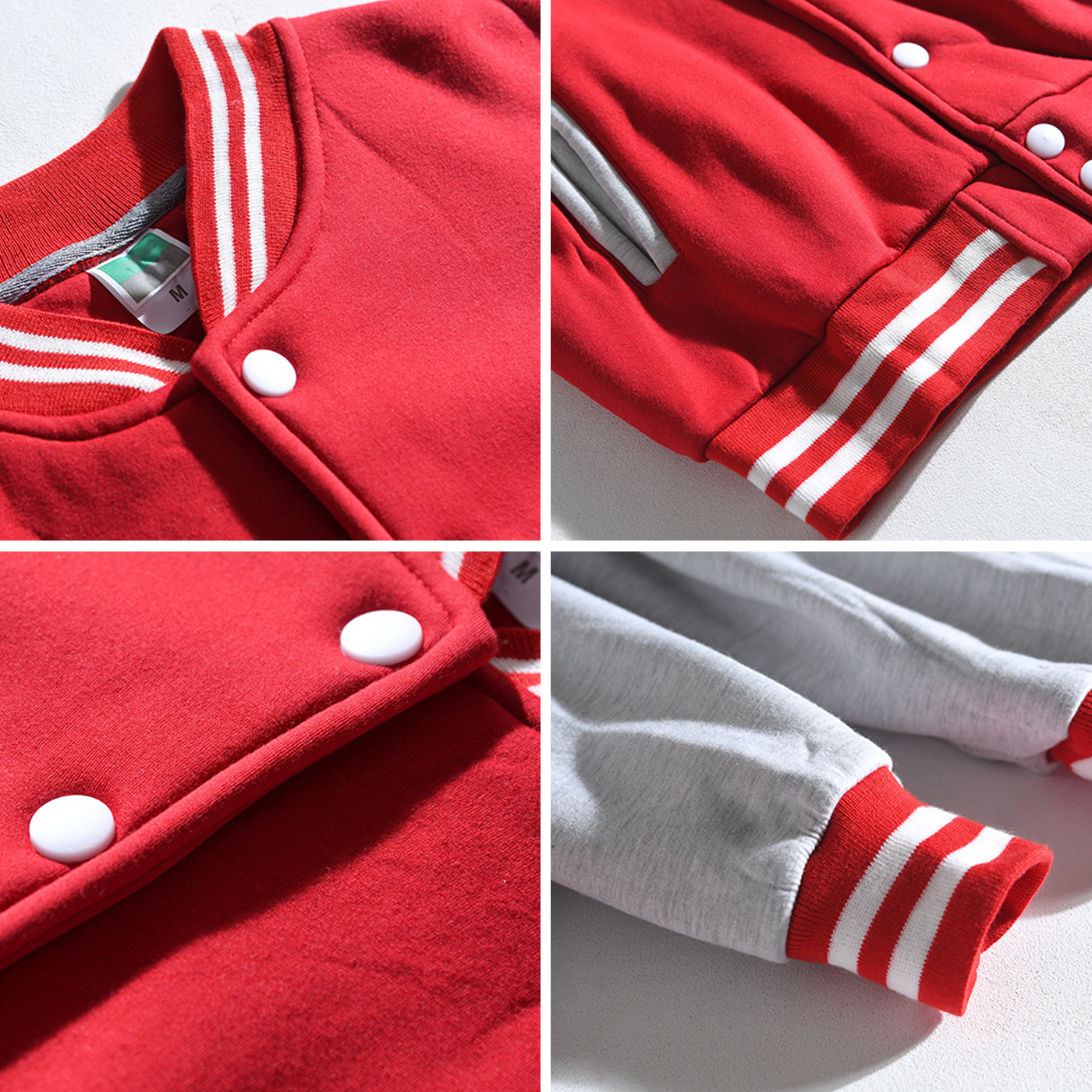 Baseball Uniform Fleece Jacket2