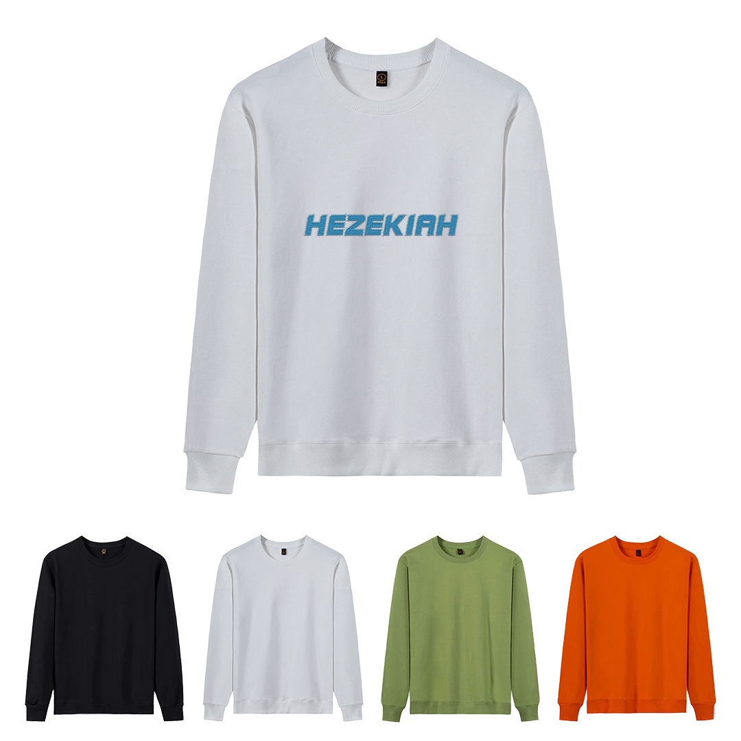 Sweatshirt, Baumwolle, Rundhalsausschnitt